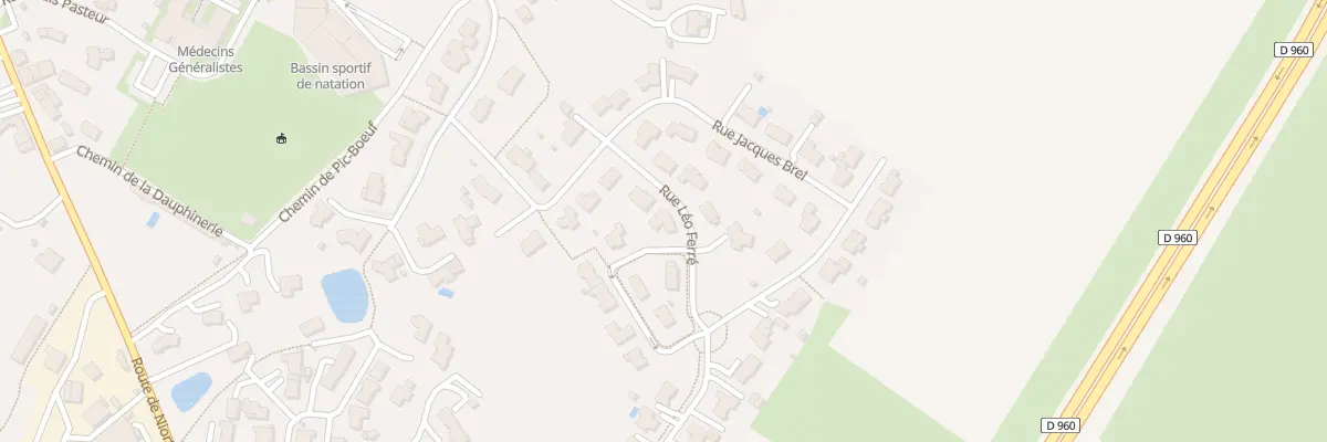 Plan du 3 Rue Léo Ferré à Lys-Haut-Layon
