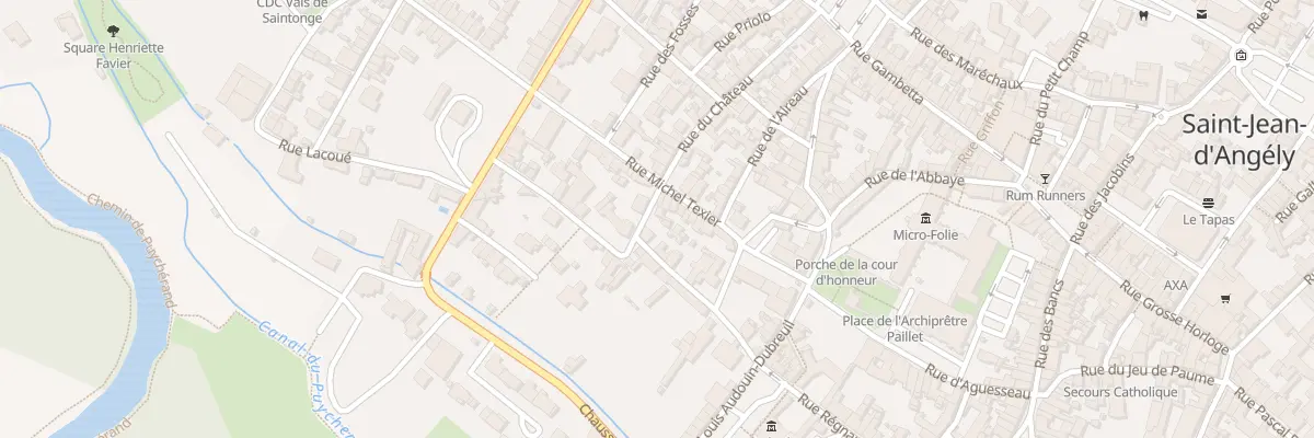 Plan du 39 Rue du Château à Saint-Jean-d’Angély