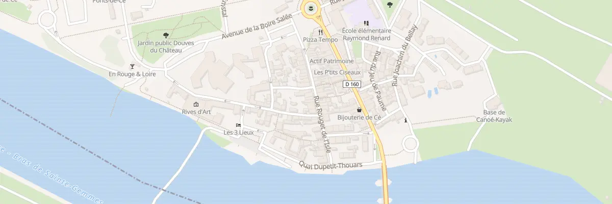 Plan du 28 Rue Rouget de l’Isle aux Ponts-de-Cé