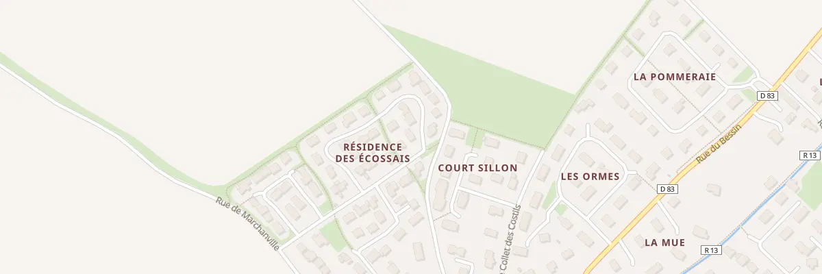 Plan du 15 Rue Loch Ness à Thue et Mue