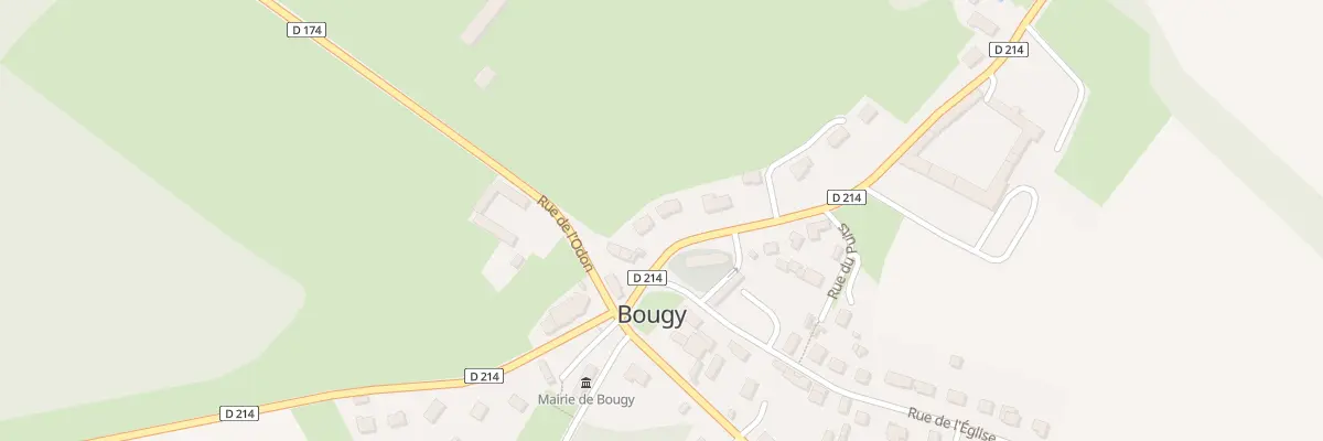 Plan du 1 Rue du Château à Bougy