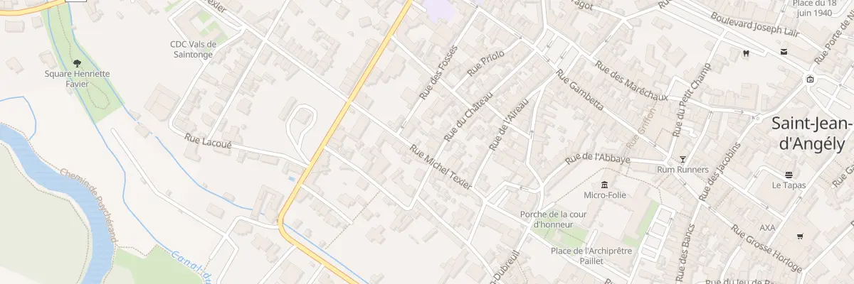 Plan du 18 Rue Michel Texier à Saint-Jean-d’Angély