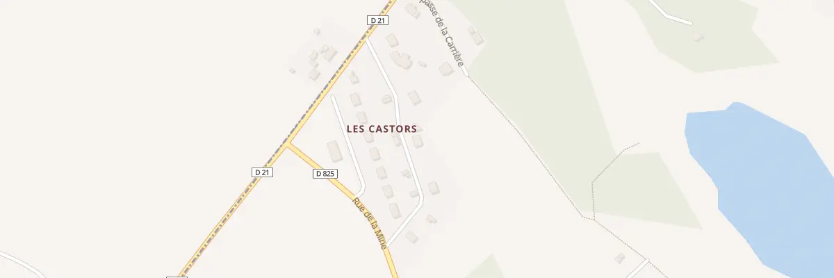Plan du 7 Rue des Castors à La Ferrière-aux-Étangs