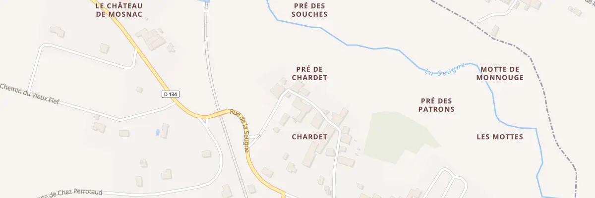 Plan du 5063 Chardet à Mosnac