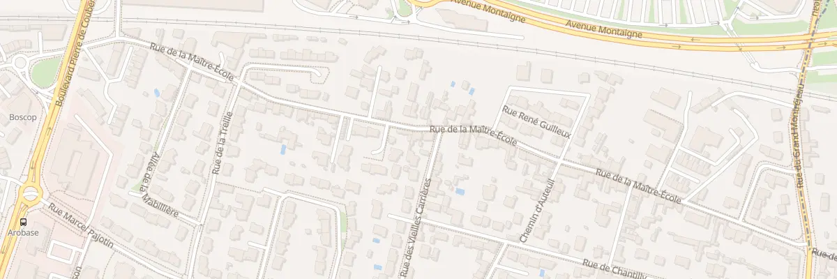 Plan du 34 Rue de la Maître École à Angers