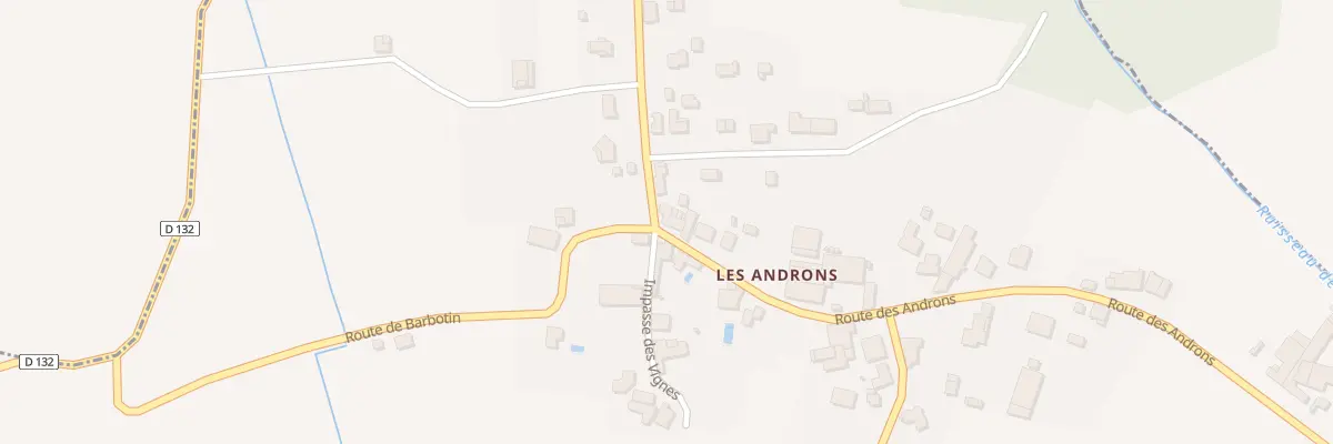 Plan du 89 Les Androns à Lansac