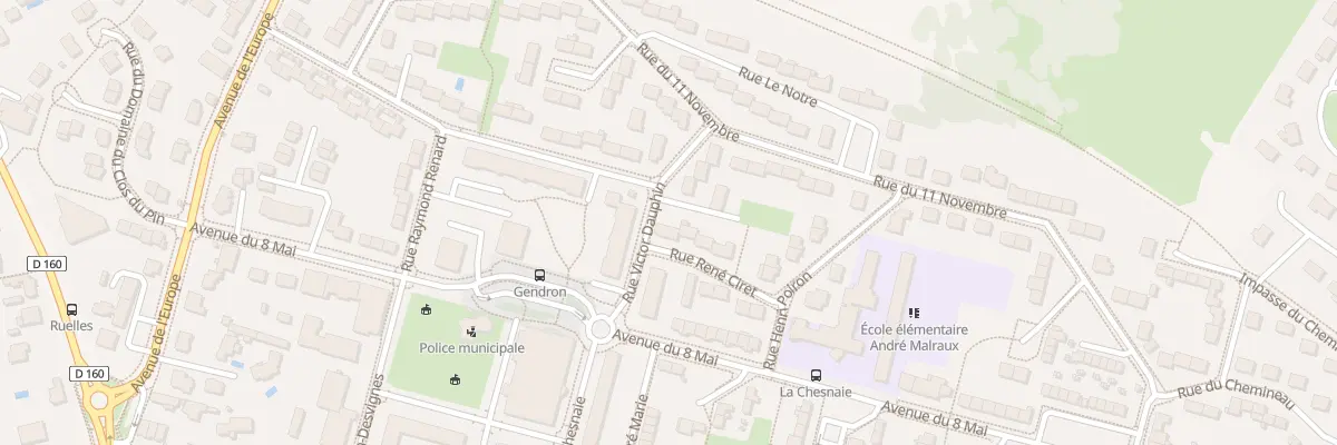 Plan du 8 Rue René Ciret aux Ponts-de-Cé