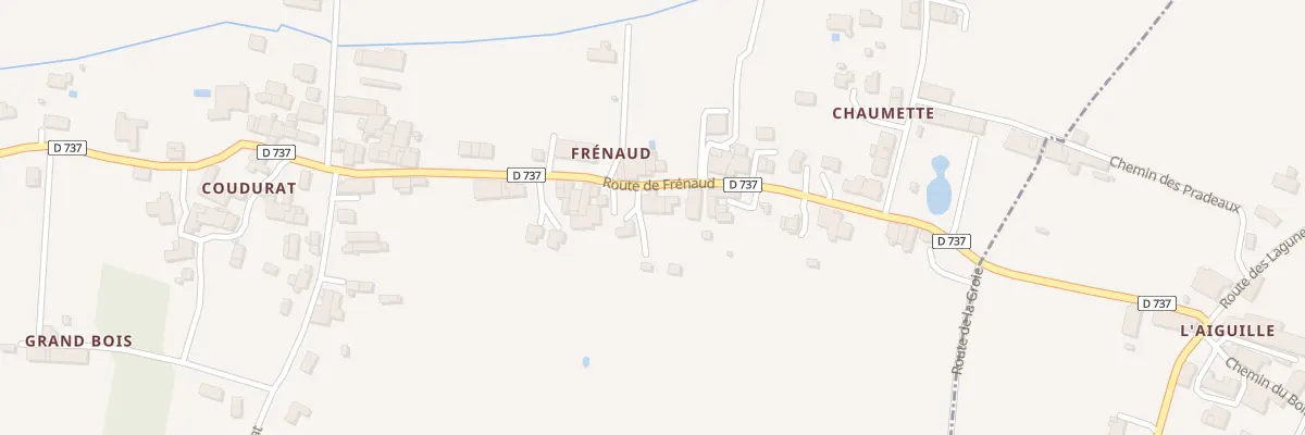 Plan du 30B Frenaud à Saint-Girons-d’Aiguevives