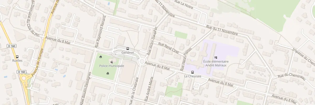 Plan du 2 Rue Victor Dauphin aux Ponts-de-Cé