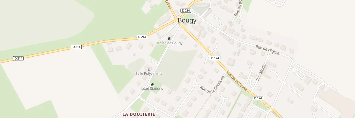 Plan du 2 Rue de la Plaine à Bougy