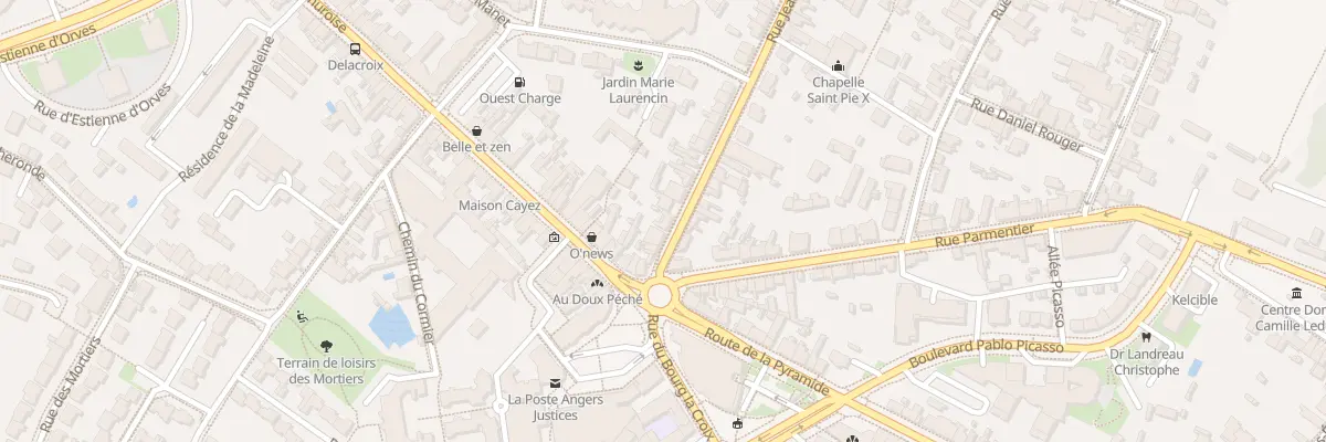 Plan du 130 Rue Jean Jaurès à Angers