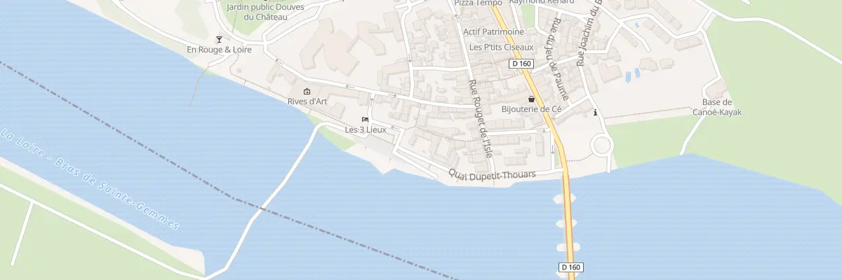 Plan du 22 Quai Dupetit-Thouars aux Ponts-de-Cé