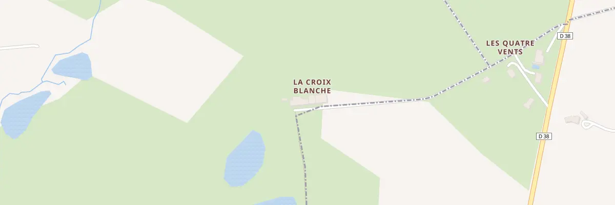 Plan du 5460 La Croix Blanche à Courlay