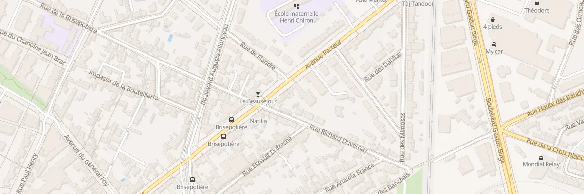 Plan du 242 Av Pasteur à Angers