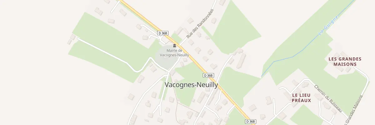 Plan du 1 Rte de Maisoncelles à Vacognes-Neuilly