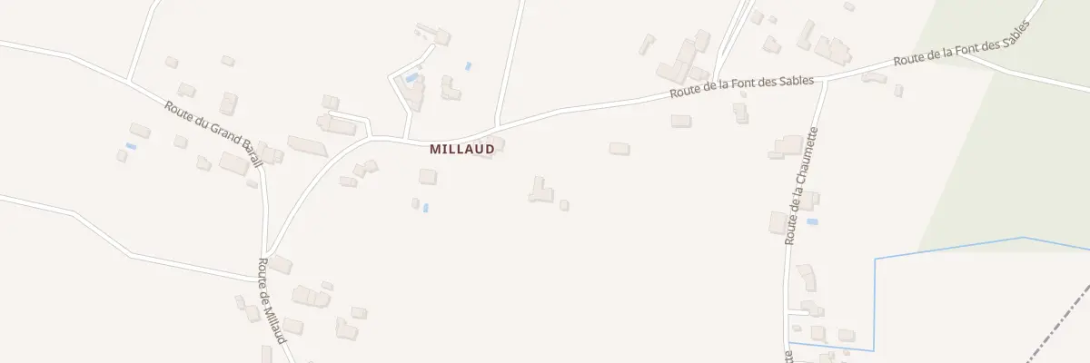Plan du 9 Millaud à Saint-Girons-d’Aiguevives
