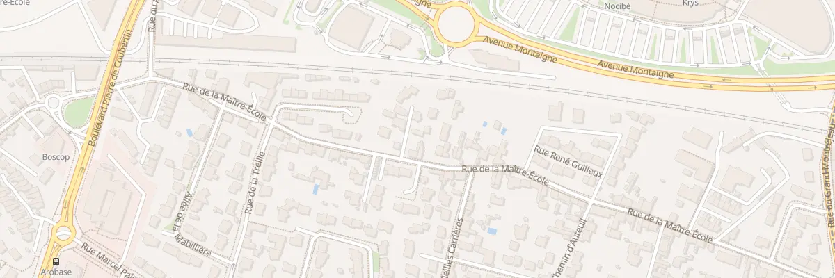 Plan du 19Q Rue de la Maître École à Angers