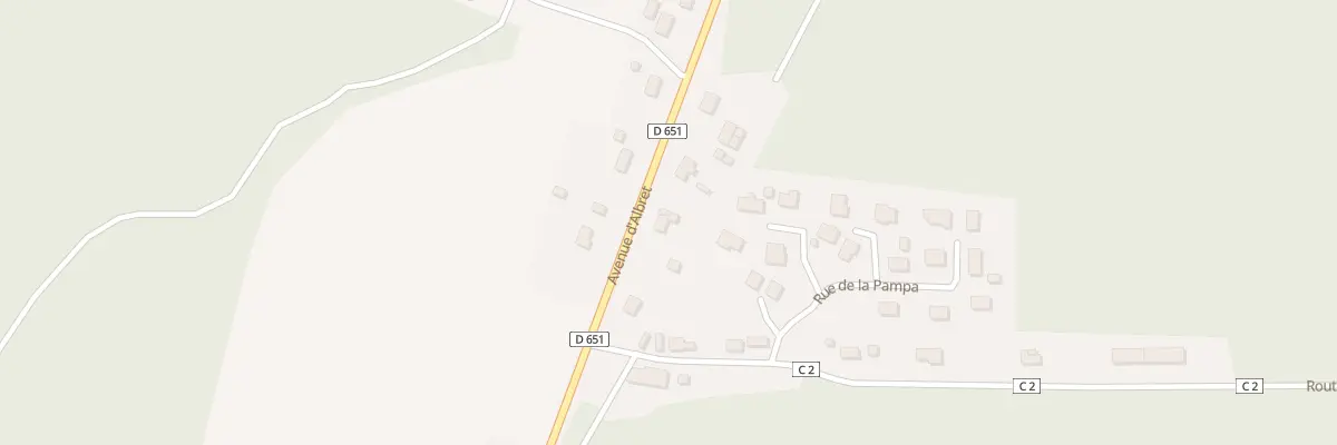 Plan du 690 Av d’Albret à Cère
