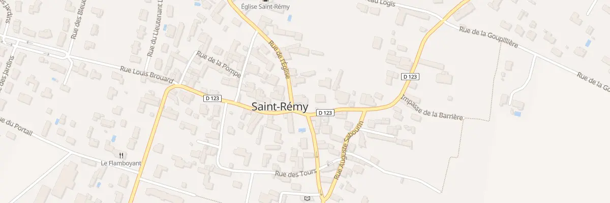 Plan du 2 Rue de l’Eglise à Saint-Rémy