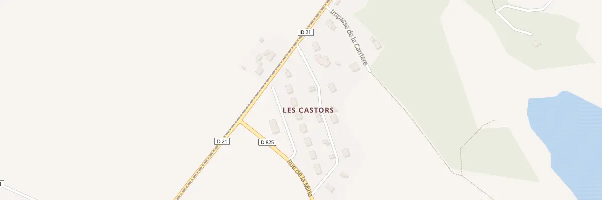 Plan du 4 Rue des Castors à La Ferrière-aux-Étangs