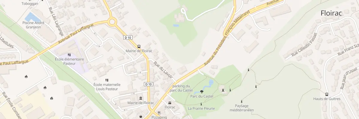 Plan du 26 Av du Pdt Francois Mitterrand à Floirac