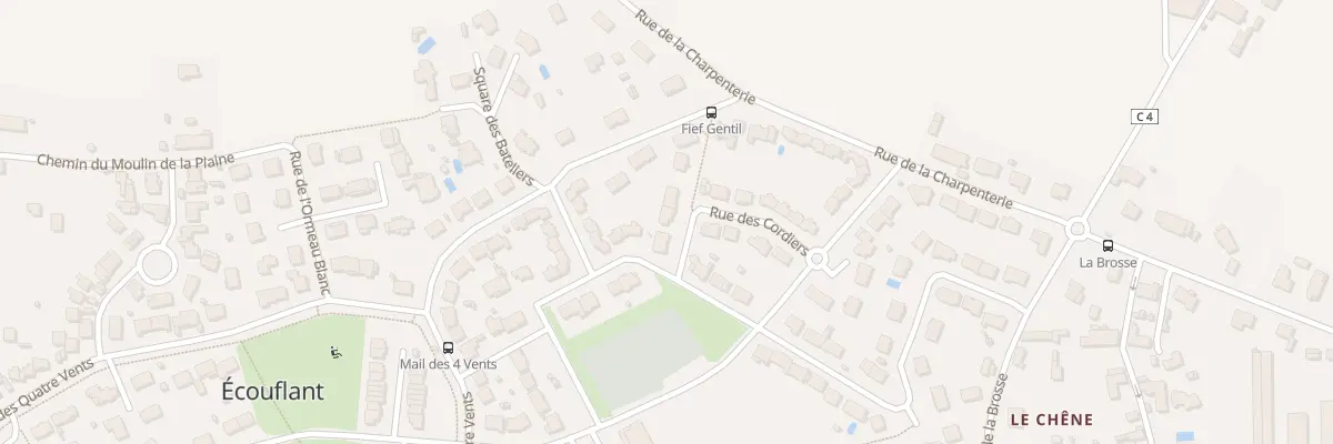 Plan du 18 Rue des Cordiers à Écouflant