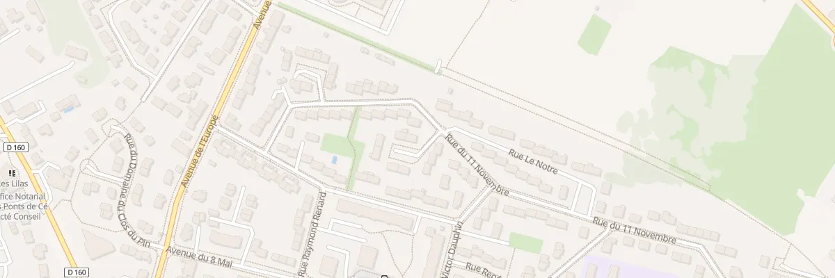 Plan du 77 Rue du 11 Novembre aux Ponts-de-Cé