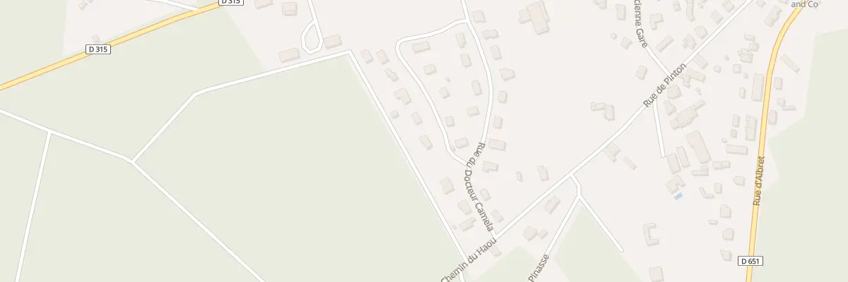 Plan du 14 Rue de la Scierie à Luxey