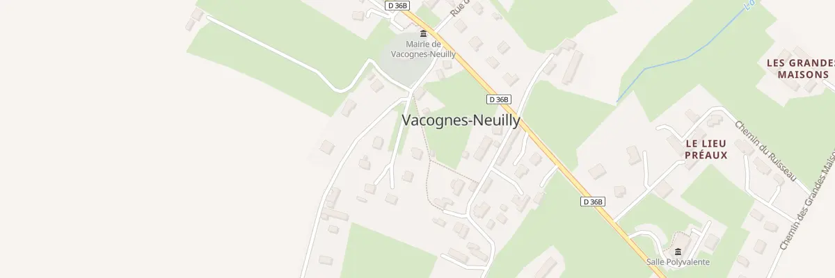 Plan du 1 All Gouet à Vacognes-Neuilly