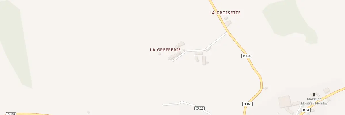 Plan du 6 La Grefferie à Montreuil-Poulay