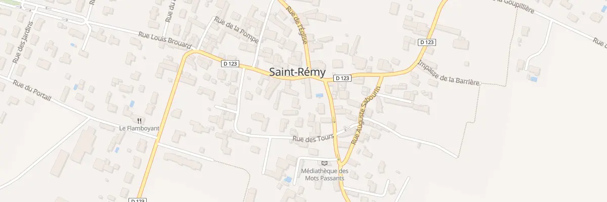 Plan du 2 Rue du Château d’Eau à Saint-Rémy