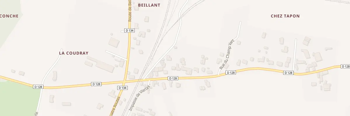 Plan du 13 Rue de Saintonge à Saint-Sever-de-Saintonge