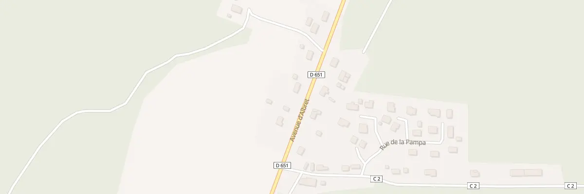 Plan du 655 Av d’Albret à Cère
