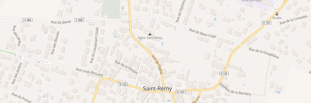 Plan du 12 Rue de l’Eglise à Saint-Rémy