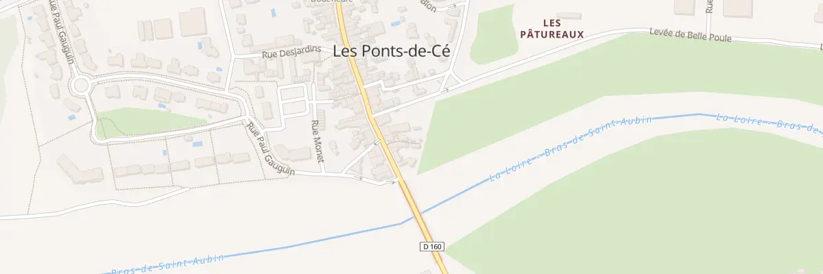 Plan du 1 Ven de la Vieille Loire aux Ponts-de-Cé