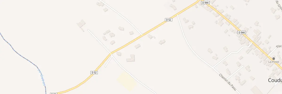 Plan du 238 Rte de Sainte-colombe à Coudures