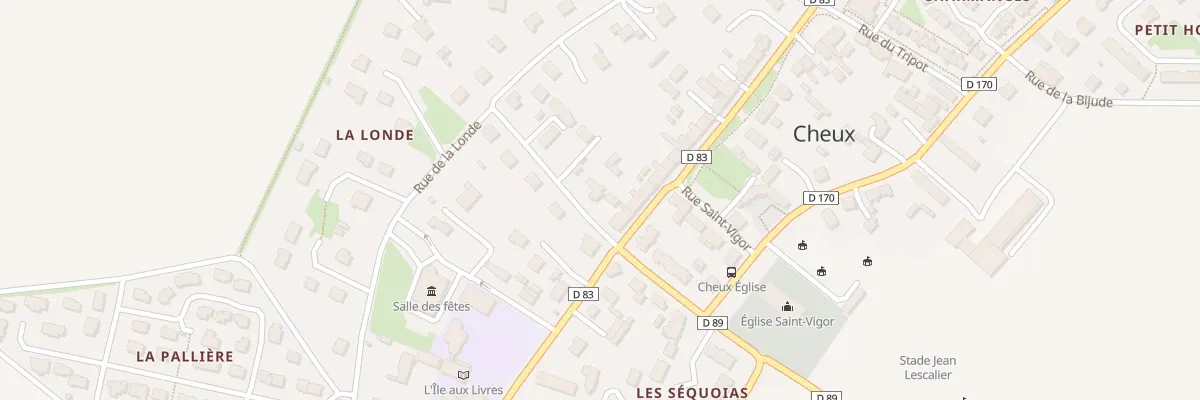 Plan du 2 Rue Robert Courteheuse à Thue et Mue