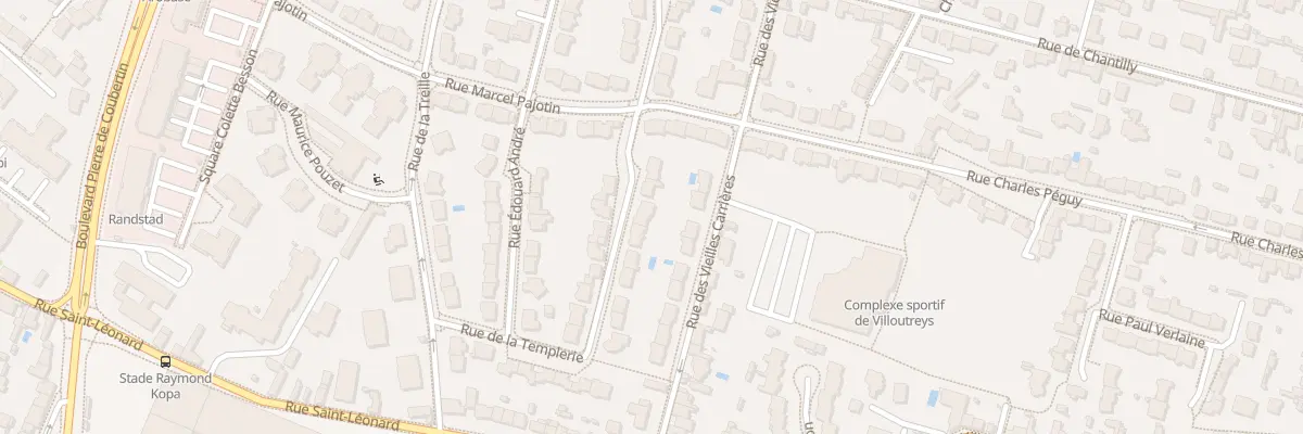 Plan du 5 Rue Jean-Emile Molland à Angers