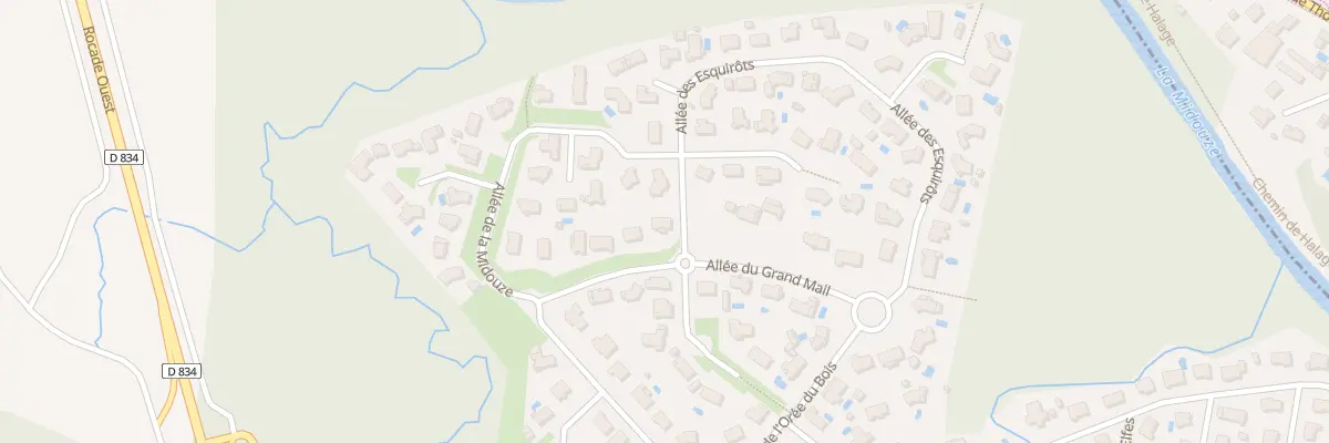 Plan du 20 Pas des Esquirots à Saint-Pierre-du-Mont