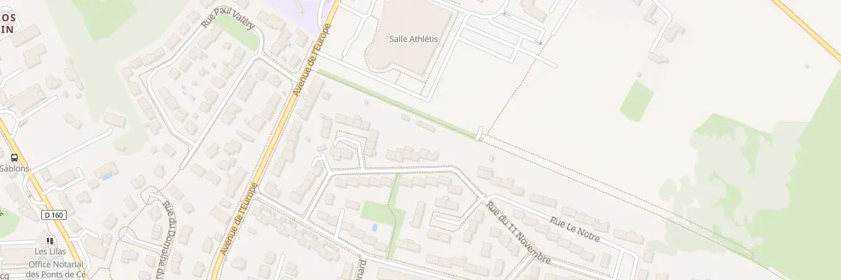 Plan du 60 Rue du 11 Novembre aux Ponts-de-Cé