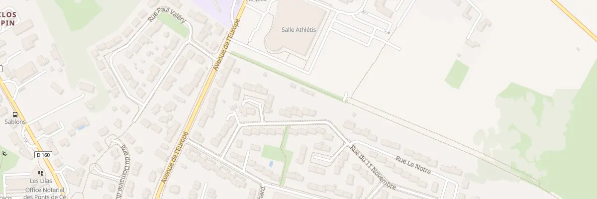 Plan du 62 Rue du 11 Novembre aux Ponts-de-Cé