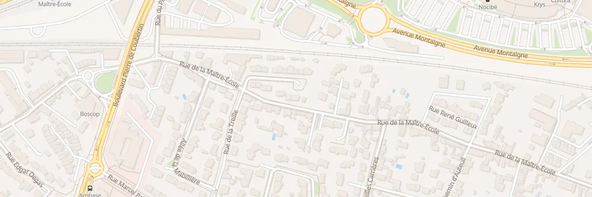 Plan du 15T Rue de la Maître École à Angers