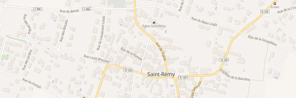 Plan du 4 Rue de la Bergerie à Saint-Rémy