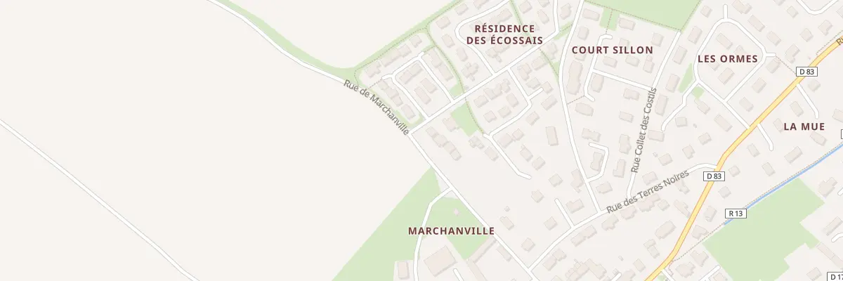 Plan du 9 Rue d’Édimbourg à Thue et Mue