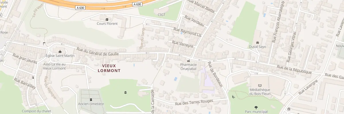 Plan du 117 Rue du Général de Gaulle à Lormont