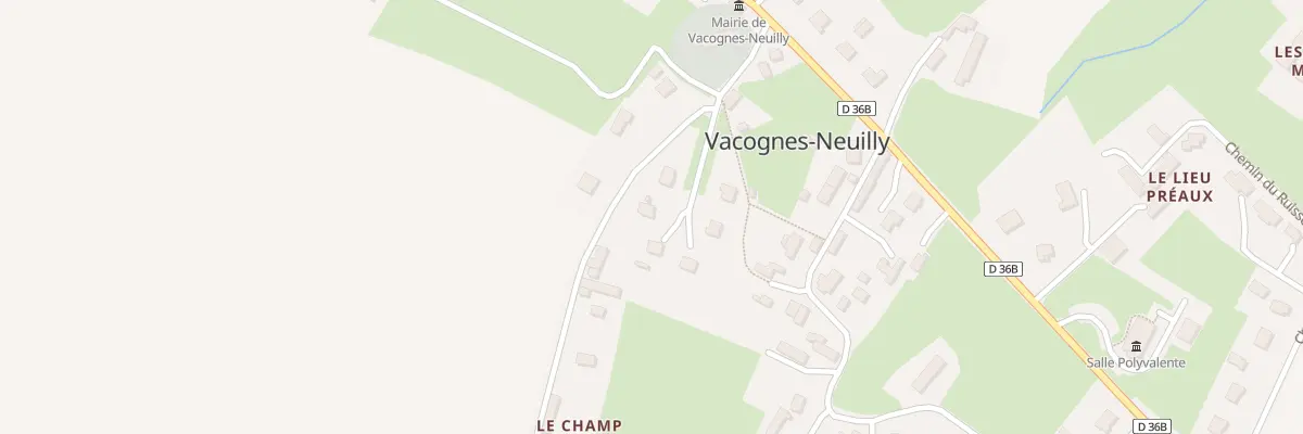 Plan du 4 All Gouet à Vacognes-Neuilly