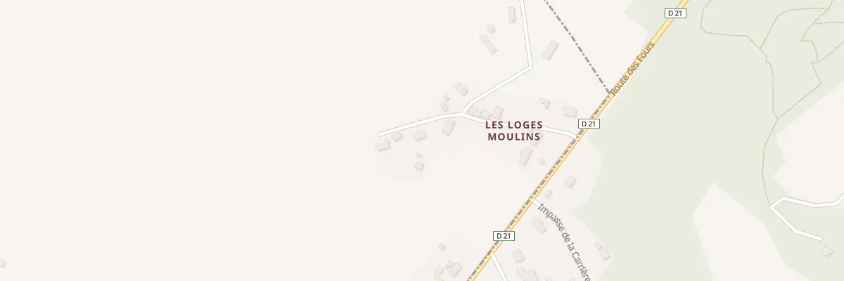 Plan du 223 Les Loges Moulins à Banvou