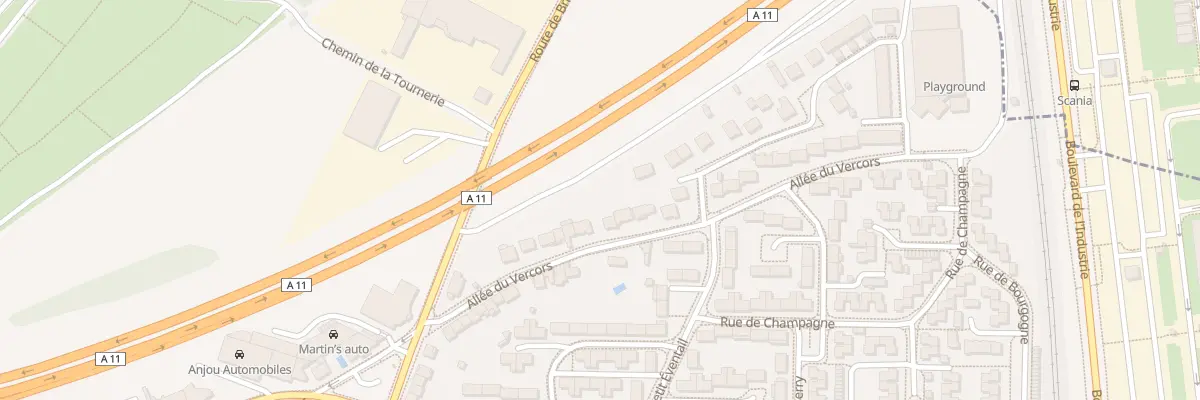 Plan du 21 All du Vercors à Angers