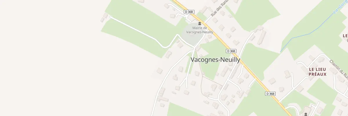 Plan du 4 Rte de Maisoncelles à Vacognes-Neuilly