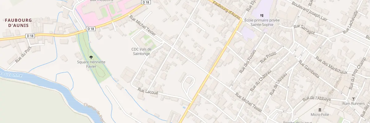 Plan du 43 Rue Michel Texier à Saint-Jean-d’Angély